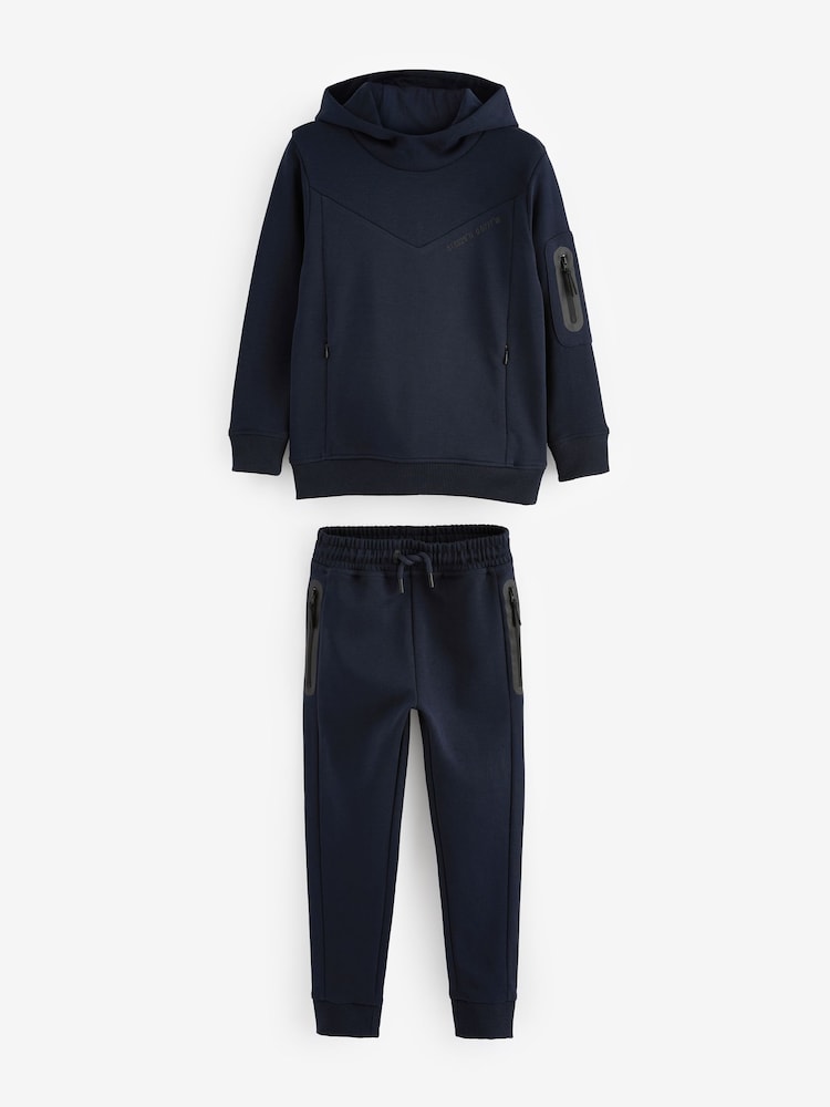Navy Sporty Hoodie and Joggers Set (3-16yrs) - Image 1 of 4