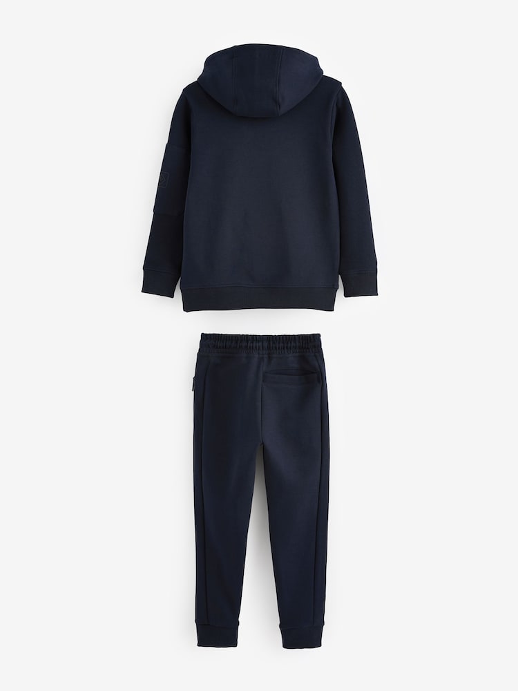 Navy Sporty Hoodie and Joggers Set (3-16yrs) - Image 2 of 4