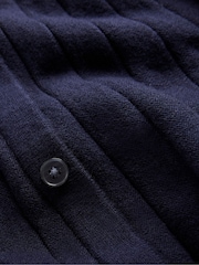 Boden Blue Rachel Knitted Shirt Dress - Image 6 of 6