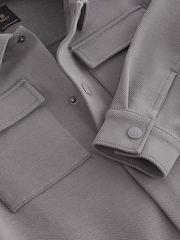 Grey Smart Jersey Shacket (3-16yrs) - Image 8 of 8