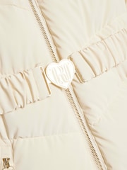 River Island Glam podstavljeni kaput s kapuljačom - Slika 5 od 6