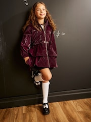 River Island Red Frill Bow Raincoat - Image 1 of 6