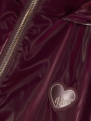 River Island Red Frill Bow Raincoat - Image 5 of 6