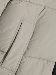 River Island Grey Padded Hooded Jacket - Image 5 of 6