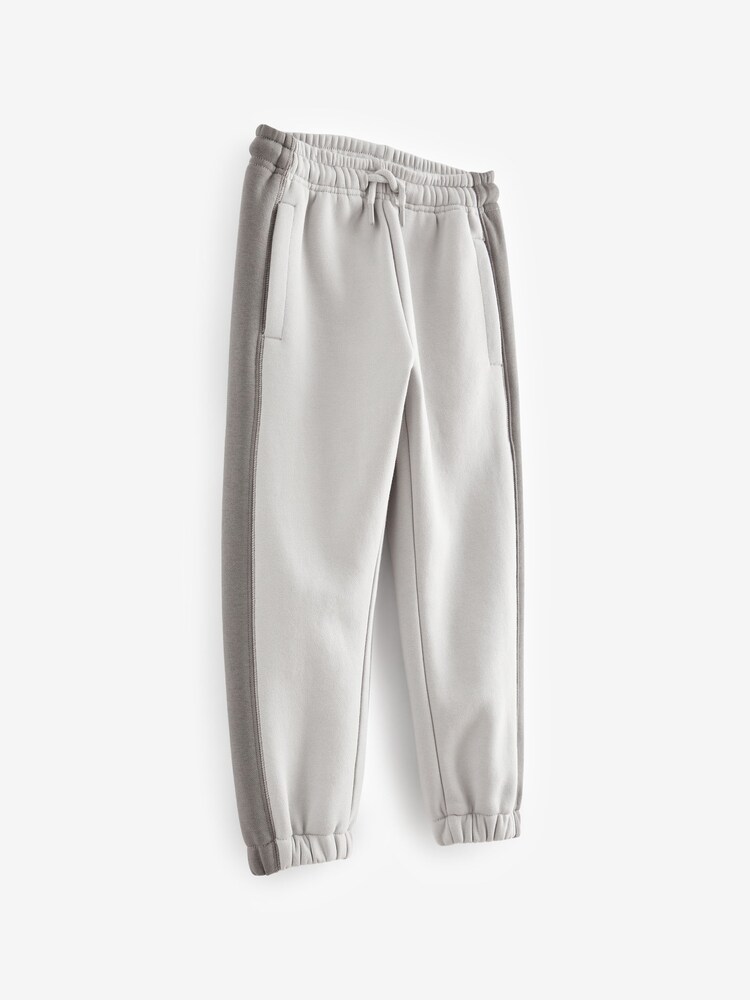 Grey Zip Neck Sweat Top and Jogger Set (3-16yrs) - Image 6 of 6