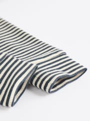 Navy Stripe 100% Cotton Baby Knitted Top and Leggings Set (0mths-2yrs) - Image 16 of 16