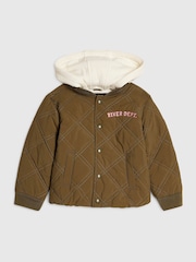 River Island dygsniuota bomber striukė su gobtuvu - 1 paveikslėlis iš 5