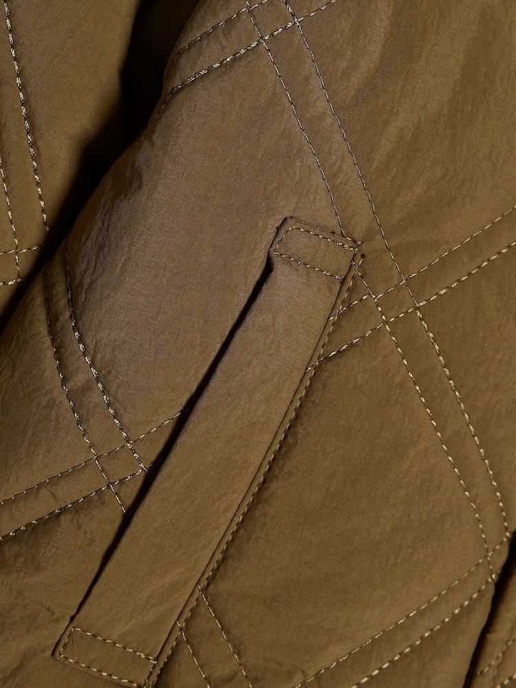 River Island dygsniuota bomber striukė su gobtuvu - 5 paveikslėlis iš 5