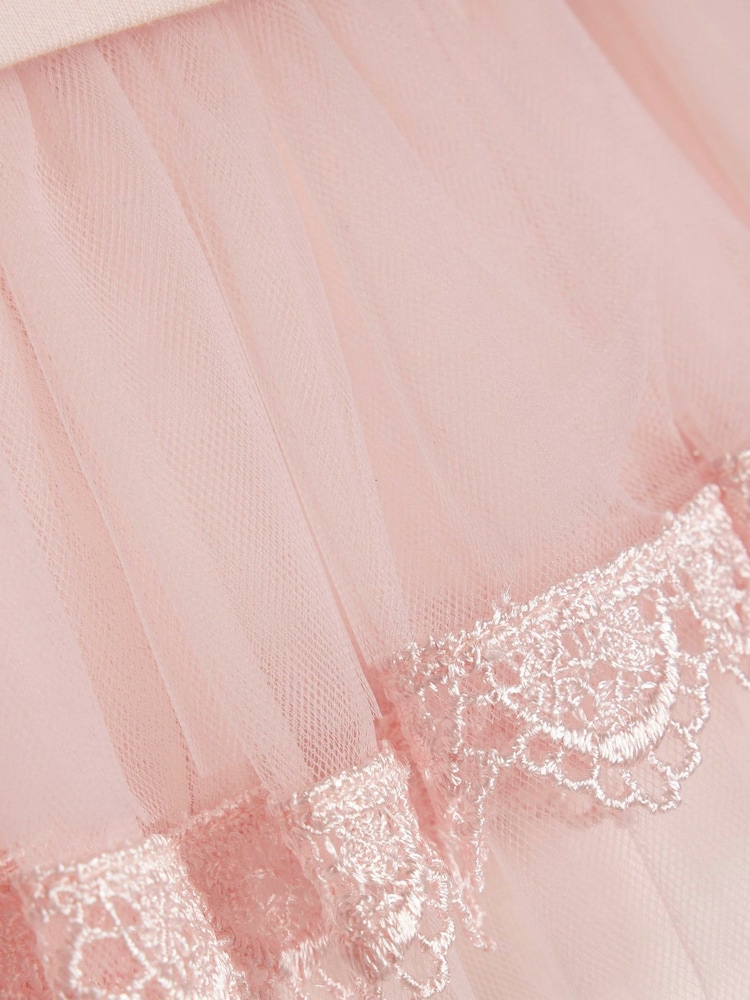 River Island Pink Tulle Top & Legging Set - Image 5 of 5