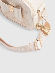 Cream - River Island torba preko tijela s mašnom - Slika 4 od 5