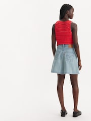 Levi's® Look at Blue 100% Cotton Mini Flounce Skirt - Image 2 of 9