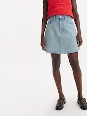 Levi's® Look at Blue 100% Cotton Mini Flounce Skirt - Image 3 of 9