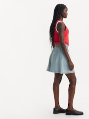 Levi's® Look at Blue 100% Cotton Mini Flounce Skirt - Image 5 of 9