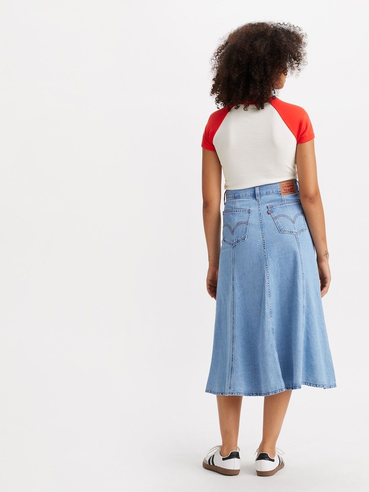 Levi's® I Will Fit and Flare 100% Cotton Skirt - Image 2 of 7