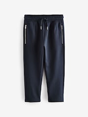Navy Smart Pleated Front Joggers (3-16yrs) - Image 1 of 4