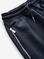 Navy Smart Pleated Front Joggers (3-16yrs) - Image 3 of 4