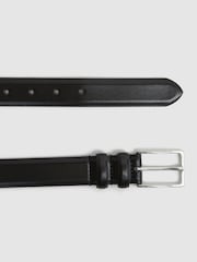 Reiss Black Dante Smooth Leather Belt - Image 3 of 4
