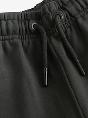 Black 100% Cotton Parachute Style Jersey Joggers (3-16yrs) - Image 3 of 3