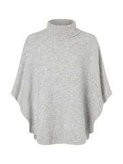 Accessorize Grey Cosy Knit Pullover Poncho - Image 4 of 4