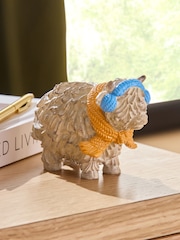 Natural Hamish The Highland Cow Earmuff Ornament - Image 1 of 4