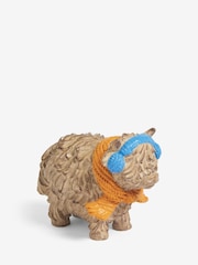 Natural Hamish The Highland Cow Earmuff Ornament - Image 3 of 4