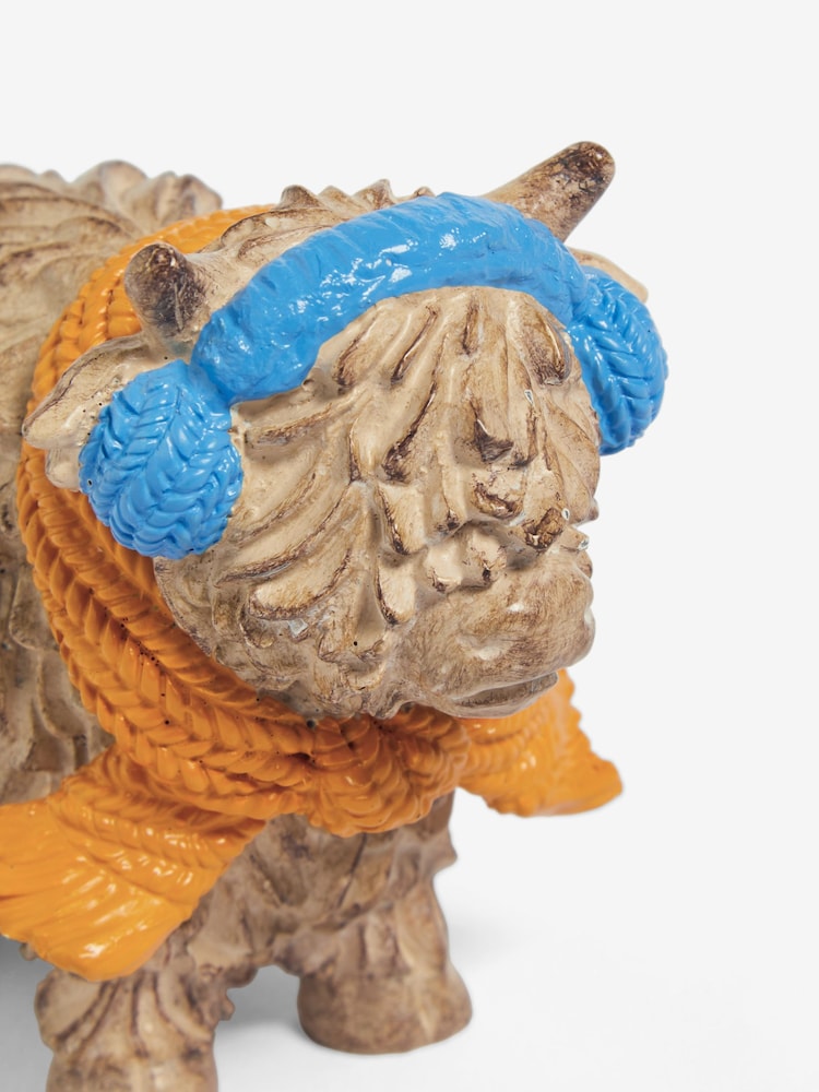 Natural Hamish The Highland Cow Earmuff Ornament - Image 4 of 4