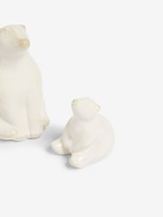 White Set of 2 Polar Bear Ornaments - Image 4 of 4