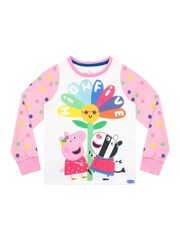 Character Pink/Blue Peppa Pig Pyjamas and Nightdress Set - Image 2 of 5