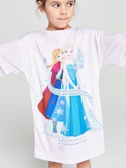 Brand Threads Blue Frozen Nighties 2 Pack - Image 2 of 8