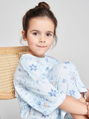 Brand Threads Blue Frozen Nighties 2 Pack - Image 3 of 8