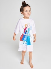 Brand Threads Blue Frozen Nighties 2 Pack - Image 4 of 8