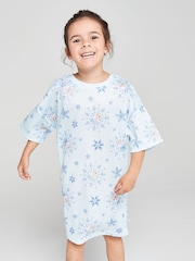 Brand Threads Blue Frozen Nighties 2 Pack - Image 6 of 8