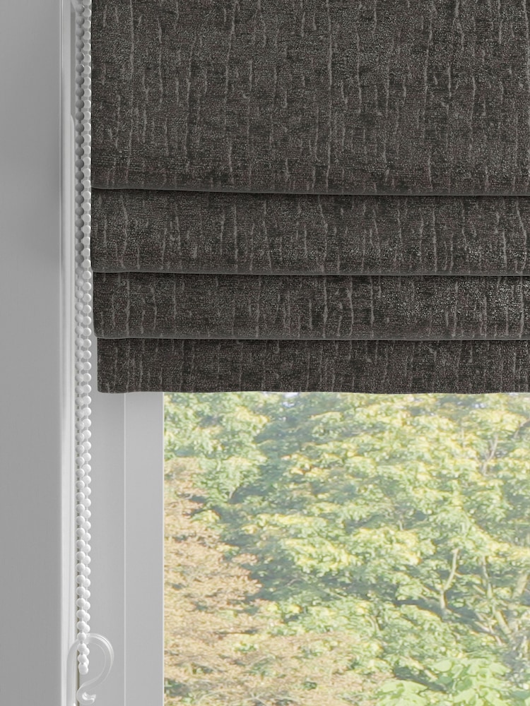 Grey Chenille Made To Measure Roman Blind - Image 2 of 6