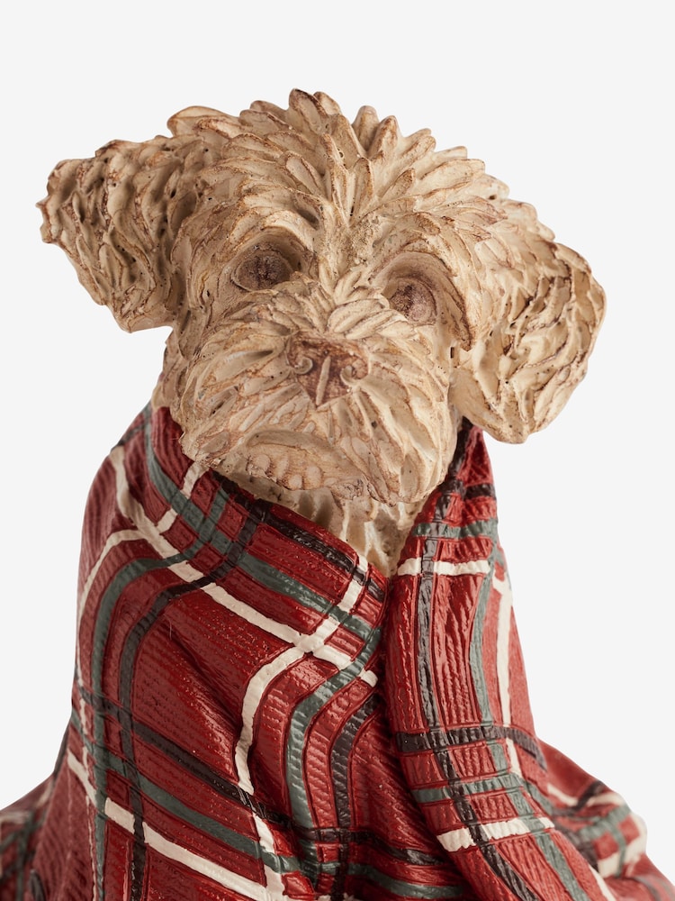 Natural Charlie the Cockapoo Ornaments Blanket - Image 4 of 4