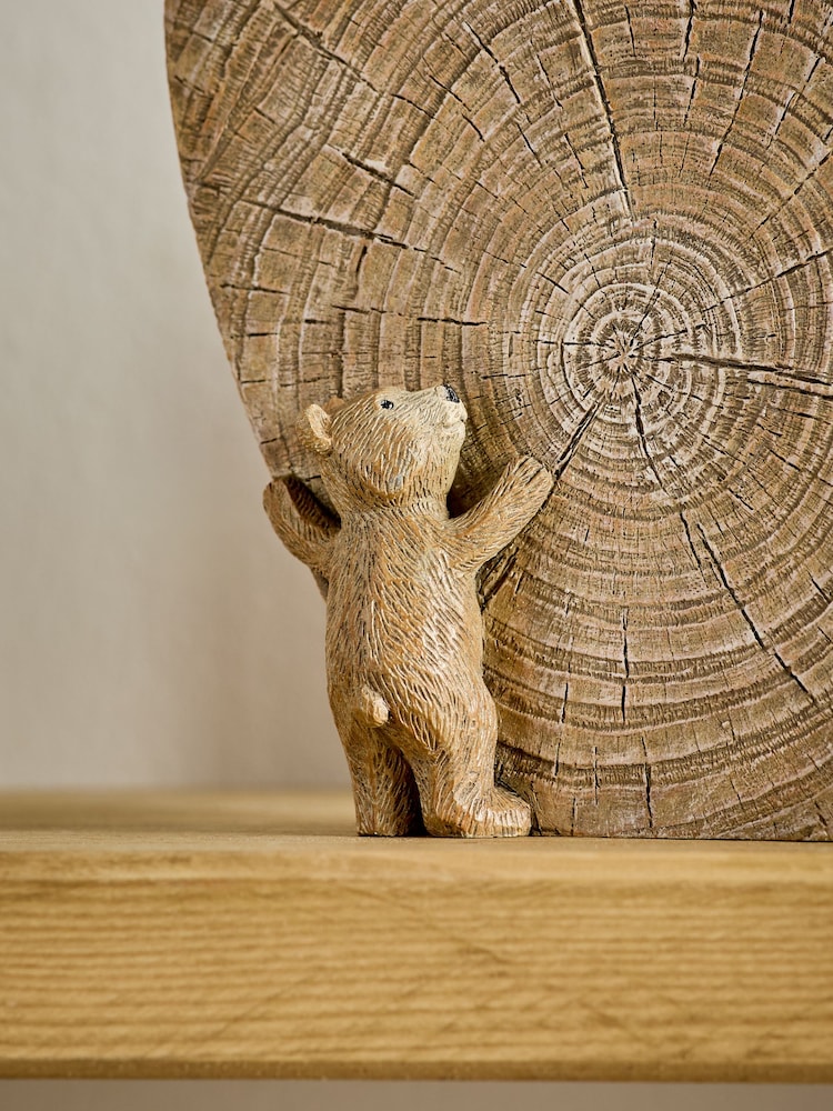 Natural Bertie the Bear Monogram Ornaments - Image 2 of 7