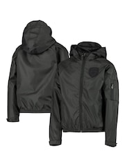 Fanatics Liverpool Tonal Crest Black Raincoat Boys - Image 1 of 3