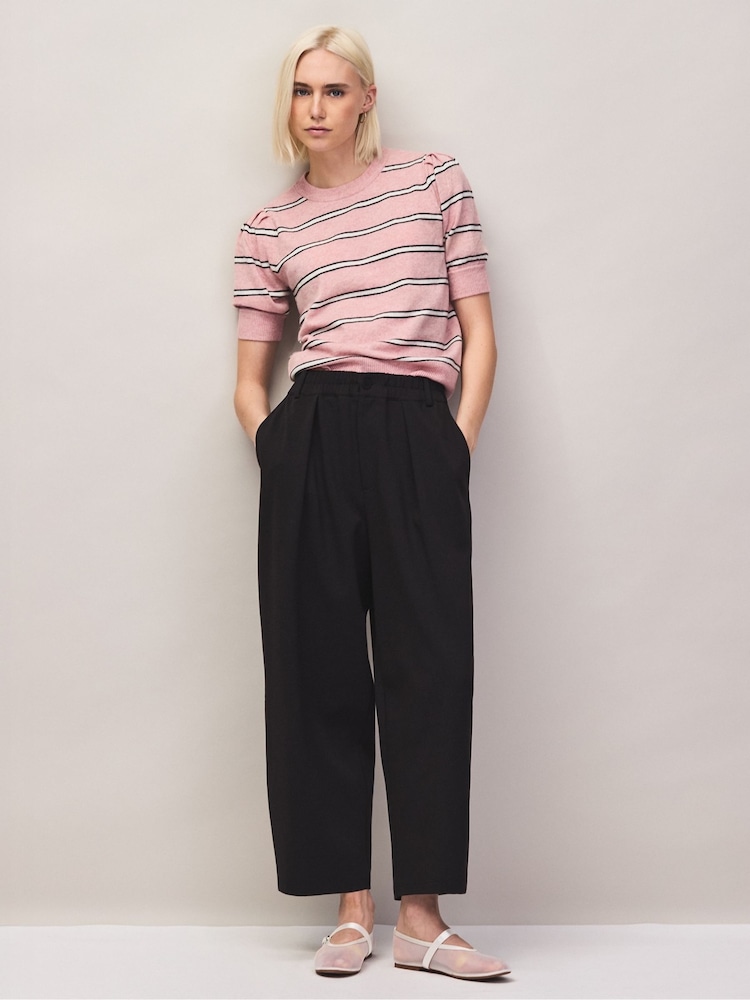 Ro&Zo Pink Knit Jumper With Cashmere And Wool - Image 2 of 4
