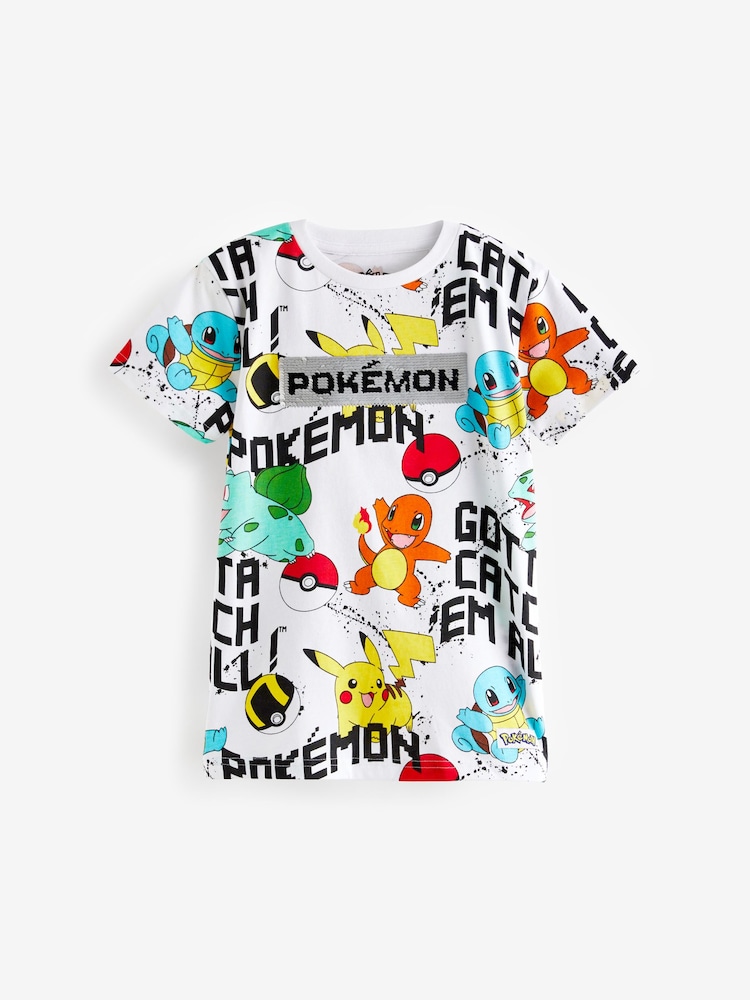 White 100% Cotton Flippy Sequin License T-Shirt (4-14yrs) - Image 2 of 3