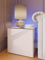 Frank Olsen White Smart LED Side Table - Image 1 of 7