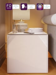Frank Olsen White Smart LED Side Table - Image 3 of 7