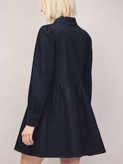 Ro&Zo Blue Denim Zip Front Mini Dress - Image 5 of 6