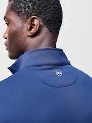 ខៀវ - អាវយឺត Peter Millar Perth Performance Quarter Zip - រូបភាព 5 នៃ 5