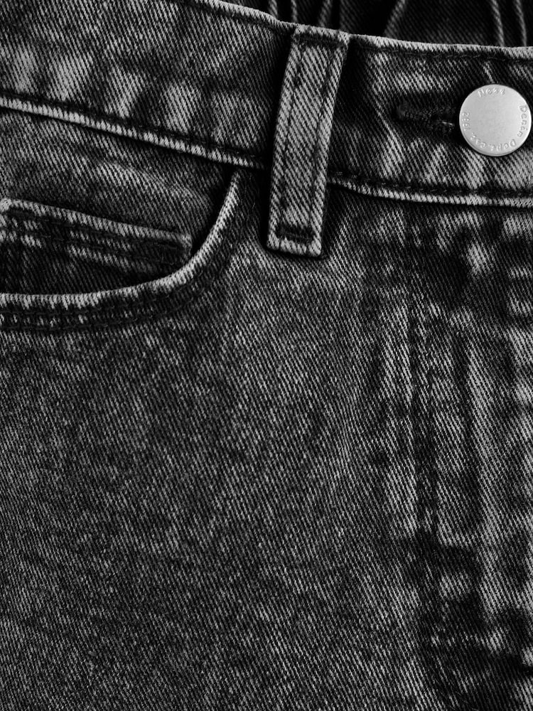Grey Denim Mom 100% Cotton Jeans (3-16yrs) - Image 5 of 5