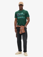 Superdry Green Great Outdoors Graphic T-Shirt - Image 2 of 5