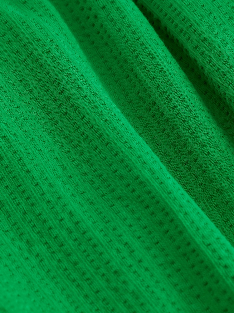 Green Button Down 100% Cotton Cami Summer Dress - Image 3 of 3 Green Button Down 100% Cotton Cami Summer Dress - Image 3 of 3