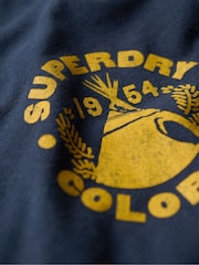 Superdry Blue Lo-Fi Outdoor Graphic T-Shirt - Image 5 of 6