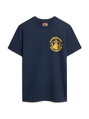 Superdry Blue Lo-Fi Outdoor Graphic T-Shirt - Image 7 of 7