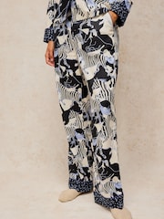 أسود - White Stuff Nina PJ Bottoms - Image 1 of 6