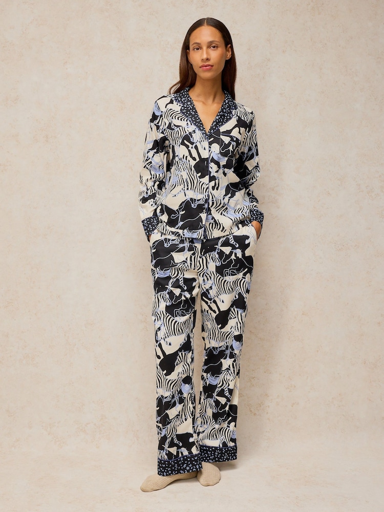 أسود - White Stuff Nina PJ Bottoms - Image 2 of 6 أسود - White Stuff Nina PJ Bottoms - Image 2 of 6