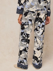 أسود - White Stuff Nina PJ Bottoms - Image 3 of 6